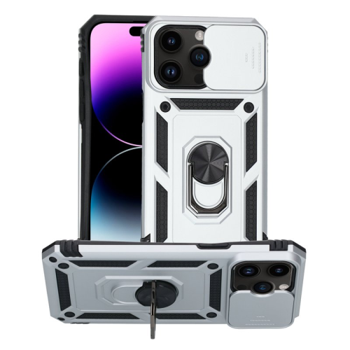 anco Defendercase CAM für Apple iPhone 14 Pro Max  - silver
