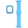 anco Silicone Armband + Screen Protector für Apple Watch 7, 8 45mm - aqua blue