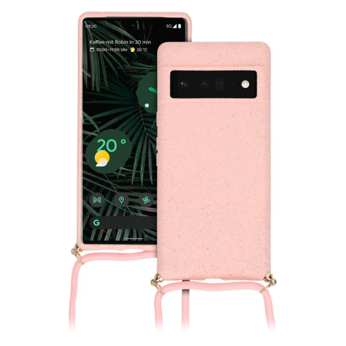anco TPU Case Lanyard für Google Pixel 6 Pro - pink