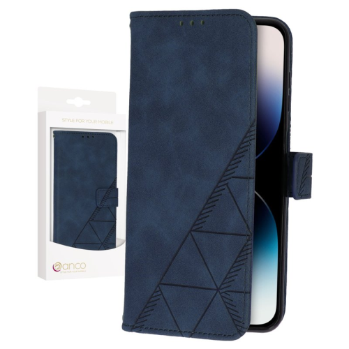 anco Bookcase Crossbody für Apple iPhone 14 Pro Max - blue