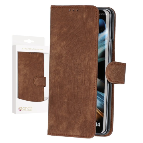 anco Bookcase für F936B Samsung Z Fold4 - brown
