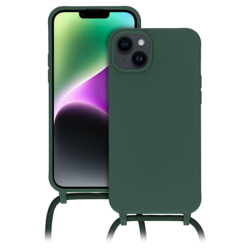 anco TPU Case Lanyard für Apple iPhone 14 Plus - dark green