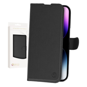 anco Basic Bookcase für Apple iPhone 14 Pro - black