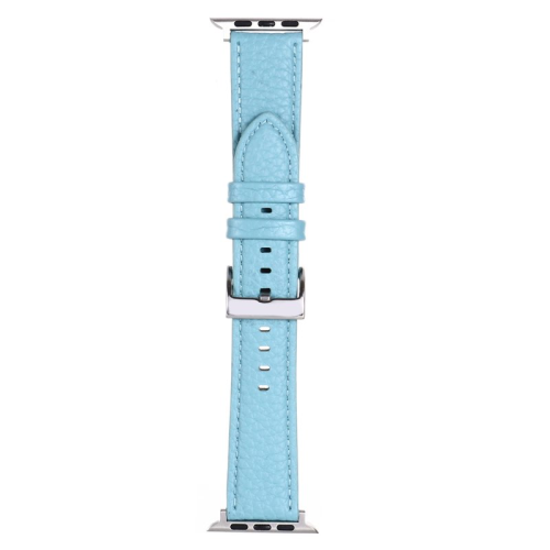 anco PU Leather Armband für Apple Watch Series 38, 40, 41 mm - light blue