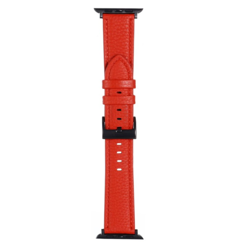 anco PU Leather Armband für Apple Watch Series 38, 40, 41 mm - red