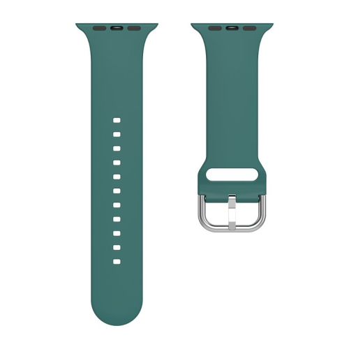 anco Silicone Armband Solid für Apple Watch Series 38, 40, 41 mm - olive