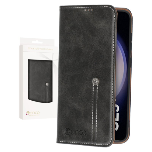 anco Bookcase Phoenix für S916B Samsung Galaxy S23+ - black