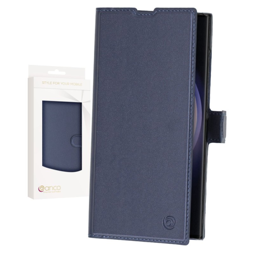 anco Basic Bookcase für S918B Samsung Galaxy S23 Ultra - blue