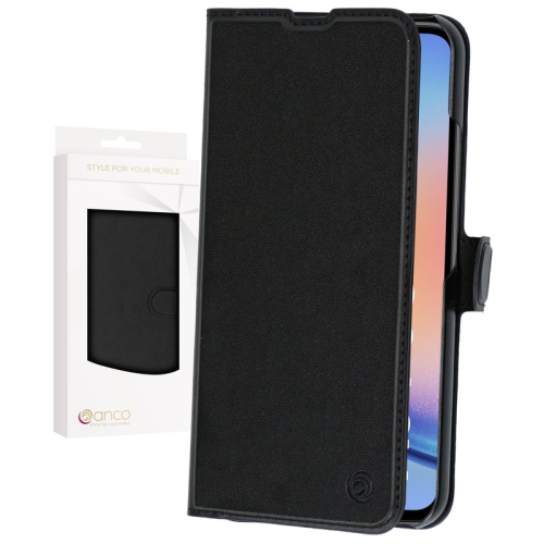 anco Basic Bookcase für A346B Samsung Galaxy A34 - black
