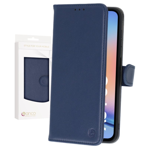 anco Basic Bookcase für A346B Samsung Galaxy A34 - blue