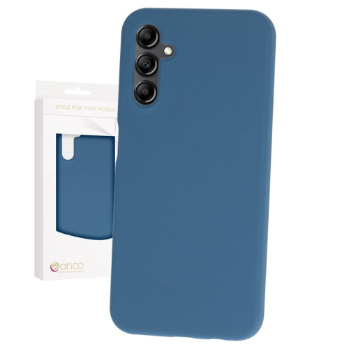 anco Liquid Silicone Case für A145R, A146P Samsung Galaxy A14, A14 5G - blue