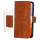 anco Bookcase Geometric für A145R, A146P Samsung Galaxy A14, A14 5G - brown