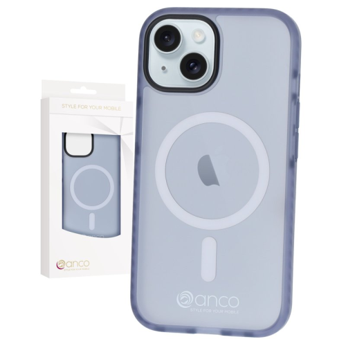 anco Magnetic Protect Case für Apple iPhone 15 - blue
