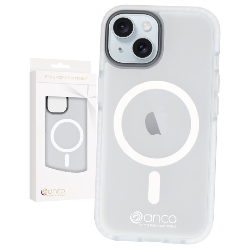 anco Magnetic Protect Case für Apple iPhone 15 Plus - white