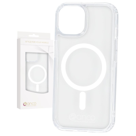 anco Magnetic Case für Apple iPhone 15 - crystal