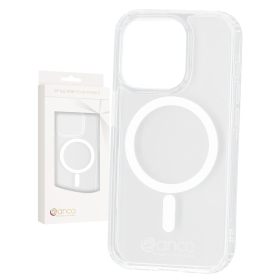 anco Magnetic Case für Apple iPhone 15 Pro - crystal