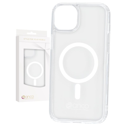 anco Magnetic Case für Apple iPhone 15 Plus - crystal