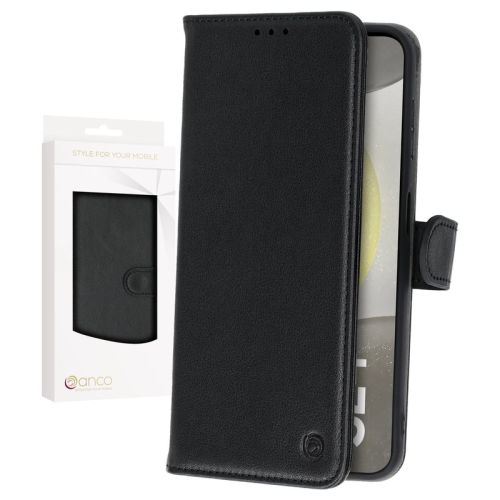 anco Basic Bookcase für S921B Samsung Galaxy S24 - black
