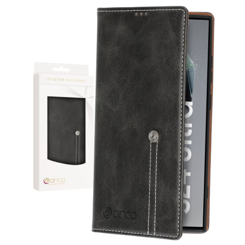 anco Bookcase Phoenix für S928B Samsung Galaxy S24 Ultra - black