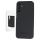 anco Liquid Silicone Case für A155F, A156B Samsung Galaxy A15, A15 5G - black