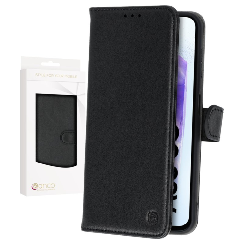 anco Basic Bookcase für A556B Samsung Galaxy A55 5G - black