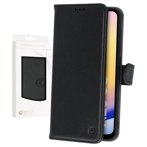 anco Basic Bookcase für A256B Samsung Galaxy A25 5G - black