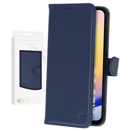 anco Basic Bookcase für A256B Samsung Galaxy A25 5G - blue