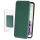 anco Bookcase Carbon Optic für A356B Samsung Galaxy A35 5G - green