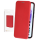 anco Bookcase Carbon Optic für A556B Samsung Galaxy A55 5G - red