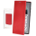 anco Bookcase Carbon Optic für S928B Samsung Galaxy S24 Ultra - red