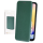 anco Bookcase Carbon Optic für A256B Samsung Galaxy A25 5G - green