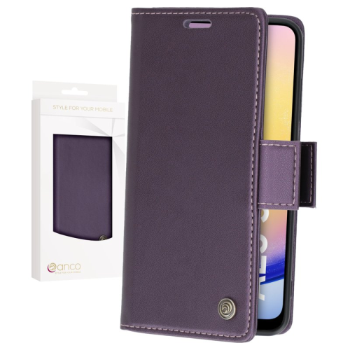 anco Bookcase Miami für A256B Samsung Galaxy A25 5G - violet