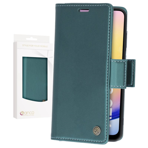 anco Bookcase Miami für A256B Samsung Galaxy A25 5G - green